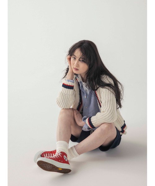 PRO-Keds（プロケッズ）の「PRO-Keds プロケッズ ロイヤルアメリカ ハイ（スニーカー・メンズ・グリーン/レッド/イエロー/ブルー/オフホワイト/ブラック/ホワイト・23.5cm/24.0cm/24.5cm/25.0cm/25.5cm/26.0cm/26.5cm/27.0cm/27.5cm/28.0cm/28.5cm/29.0cm/23.0cm/29.5cm）」の12枚目の写真