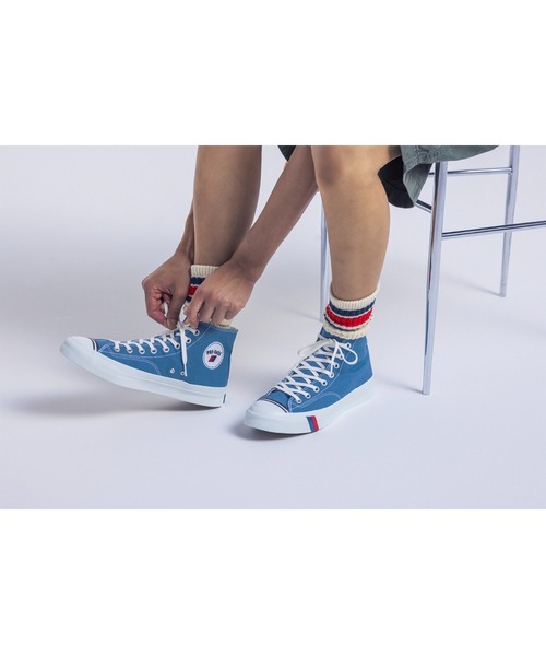 PRO-Keds（プロケッズ）の「PRO-Keds プロケッズ ロイヤルアメリカ ハイ（スニーカー・メンズ・グリーン/レッド/イエロー/ブルー/オフホワイト/ブラック/ホワイト・23.5cm/24.0cm/24.5cm/25.0cm/25.5cm/26.0cm/26.5cm/27.0cm/27.5cm/28.0cm/28.5cm/29.0cm/23.0cm/29.5cm）」の20枚目の写真