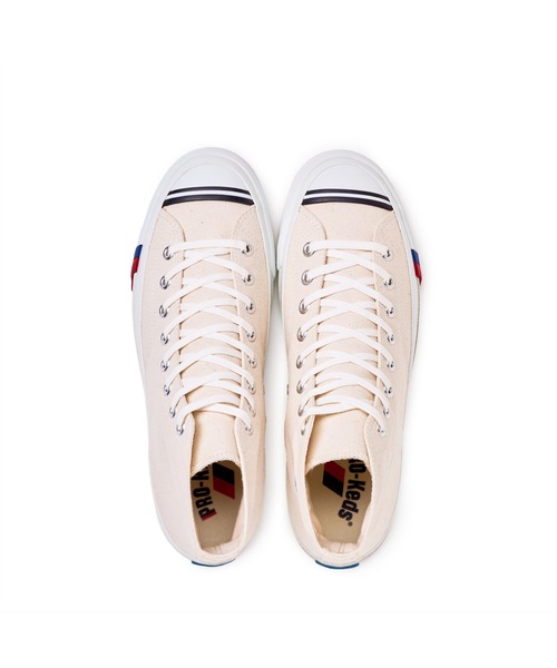 PRO-Keds(プロケッズ)の「PRO-Keds プロケッズ ロイヤルアメリカ ハイ(スニーカー・メンズ・グリーン/レッド/イエロー/ブルー/オフホワイト/ブラック/ホワイト・23.5cm/24.0cm/24.5cm/25.0cm/25.5cm/26.0cm/26.5cm/27.0cm/27.5cm/28.0cm/28.5cm/29.0cm/23.0cm/29.5cm)」の22枚目の写真