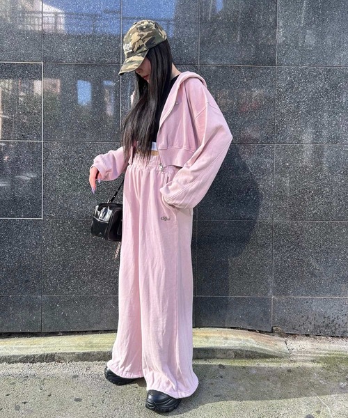 repipi armario(レピピ アルマリオ)の「WZIPショートフーディ(パーカー・キッズ・ピンク系その他/グレー/ブラック系その他・MEDIUM/SMALL/LARGE)」の15枚目の写真