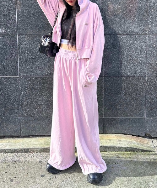 repipi armario(レピピ アルマリオ)の「WZIPショートフーディ(パーカー・キッズ・ピンク系その他/グレー/ブラック系その他・MEDIUM/SMALL/LARGE)」の18枚目の写真