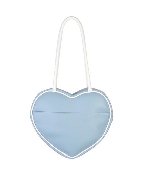 MILK ハート型バッグ 水色 MILK（ミルク）の「ハート BAG（ハンドバッグ）」 - WEAR