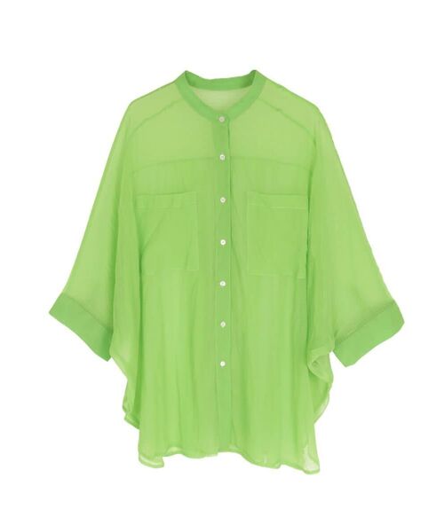 極美品 アパルトモン Dolman sleeve sheer Blouse セール】DOLMAN SLEEVE SHEER BLOUSE（シャツ/ブラウス