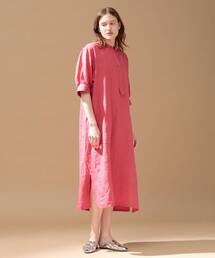 LOGEMENT DE CLAIRE（ロジュモンドクレール）の「【LOURMARIN】パフスリーブリネンワンピース（ワンピース）」