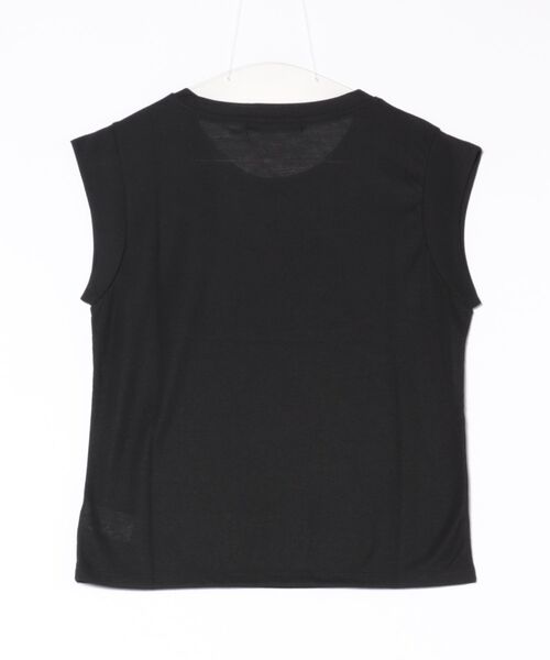 Ritzy(リッツィー)の「フレンチスリーブTシャツ(Tシャツ/カットソー・レディース・レッド/ブラック/グレー/ホワイト・M/L)」の9枚目の写真
