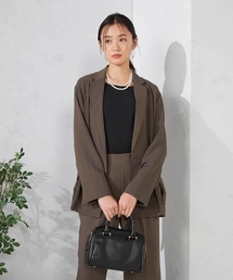 【接触冷感/UVカット/吸水速乾】美ラクるダブルブレストジャケット