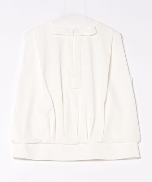 Audie a Muses(オーディアミューズ)の「バックシャンノースリーブカットソー(Tシャツ/カットソー・レディース・オフホワイト/ブラック・38/42)」の11枚目の写真