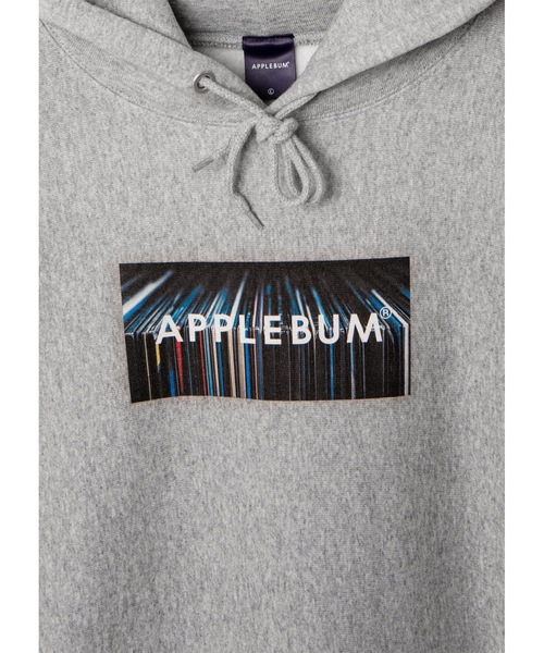 APPLEBUM(アップルバム)の「“Vinyl Box Logo” Sweat Parka(パーカー・メンズ・ブラック/ヘザーグレー・XX-LARGE/X-LARGE/LARGE/MEDIUM)」の7枚目の写真