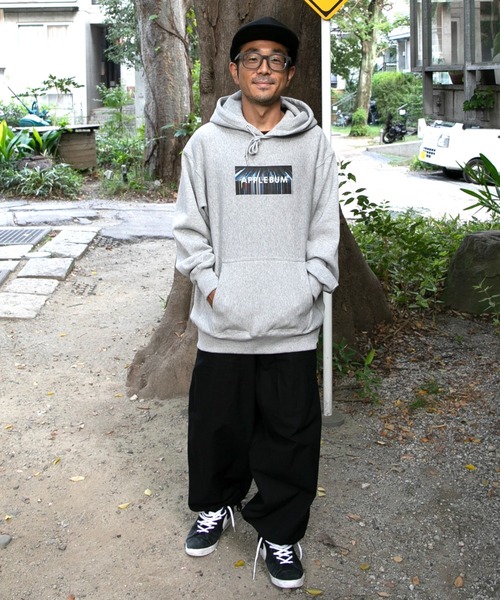 APPLEBUM(アップルバム)の「“Vinyl Box Logo” Sweat Parka(パーカー・メンズ・ブラック/ヘザーグレー・XX-LARGE/X-LARGE/LARGE/MEDIUM)」の10枚目の写真