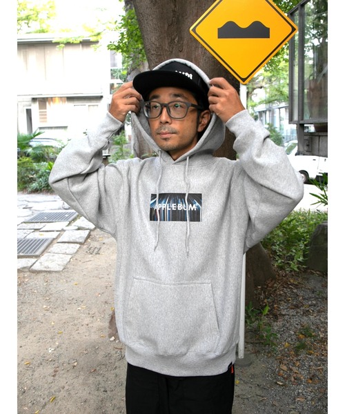 Vinyl Box Logo” Sweat Parka（パーカー）｜APPLEBUM（アップルバム