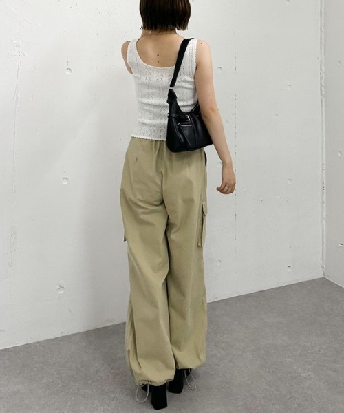 archives（アルシーヴ）の「ハリヌキニットタンク（タンクトップ・レディース・ネイビー/オフホワイト/グレー/ブラック・MEDIUM）」の16枚目の写真