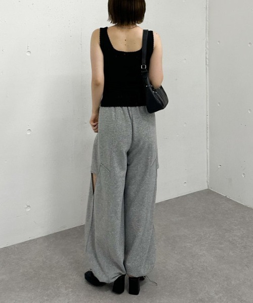 archives（アルシーヴ）の「ハリヌキニットタンク（タンクトップ・レディース・ネイビー/オフホワイト/グレー/ブラック・MEDIUM）」の22枚目の写真