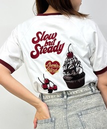 NICOLE CLUB | ダイナー刺繍Tシャツ(Tシャツ/カットソー)