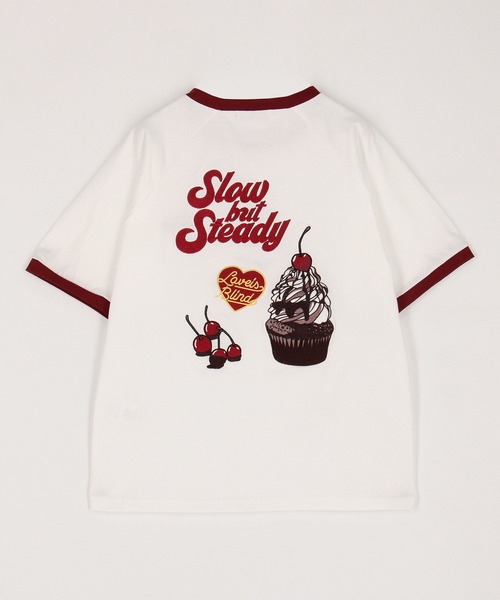 NICOLE CLUB(ニコル クラブ)の「ダイナー刺繍Tシャツ(Tシャツ/カットソー・レディース・その他2/その他1/チャコール・FREE)」の18枚目の写真