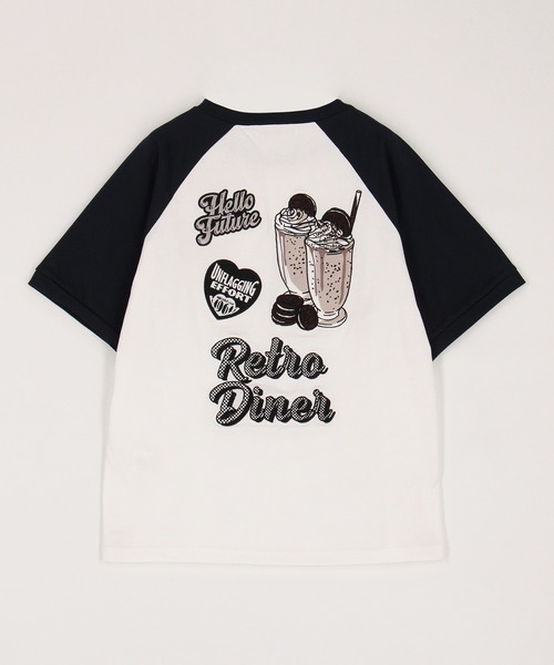 NICOLE CLUB(ニコル クラブ)の「ダイナー刺繍Tシャツ(Tシャツ/カットソー・レディース・その他2/その他1/チャコール・FREE)」の19枚目の写真