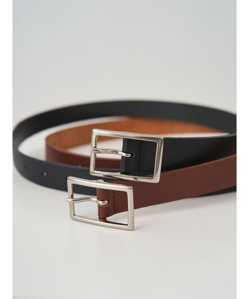 ELENDEEK(エレンディーク)の「スクエアバックルベルト(ベルト・レディース・ブラウン/ブラック・FREE)」の8枚目の写真