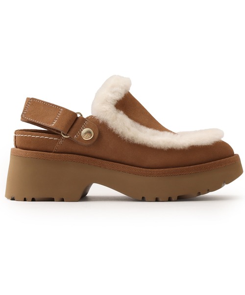 UGG(アグ)の「UGG W ESMEE CLOG / アグ ニュー ハイツ エスミー クロッグ(サンダル・レディース・ブラウン・25.0cm/24.0cm/23.0cm/22.0cm)」の4枚目の写真