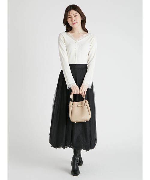 CELFORD（セルフォード）の「ベルトデザインフリルワンハンドルバッグ