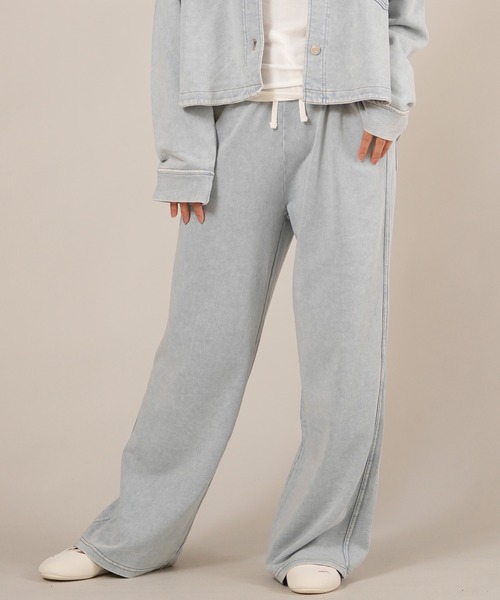 RIKKA FEMME/リッカファム デニムスウェットパンツ セットアップ対応