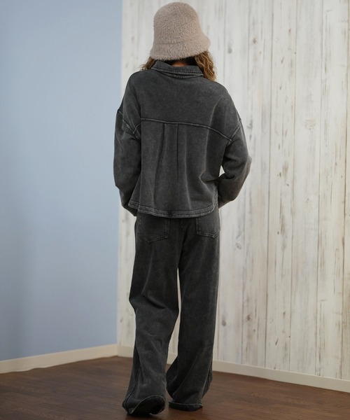 RIKKA FEMME/リッカファム デニムスウェットパンツ セットアップ対応