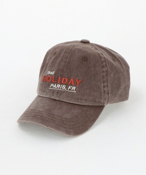 HOLIDAY BOILEAU（ホリディボワロ）の「【別注】＜HOLIDAY BOILEAU＞キャップ（キャップ・メンズ・ネイビー/オフホワイト/ピンク/ブラウン系・FREE）」の3枚目の写真