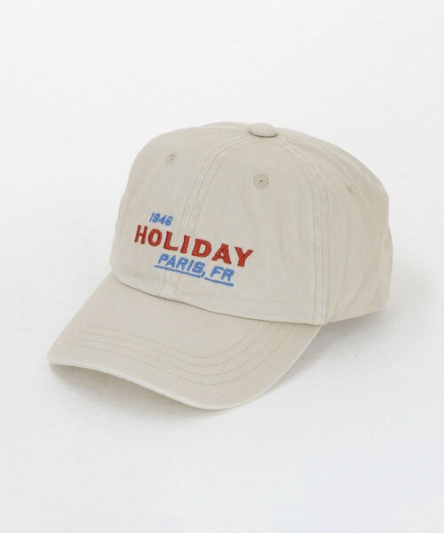 HOLIDAY BOILEAU（ホリディボワロ）の「【別注】＜HOLIDAY BOILEAU＞キャップ（キャップ・メンズ・ネイビー/オフホワイト/ピンク/ブラウン系・FREE）」の2枚目の写真