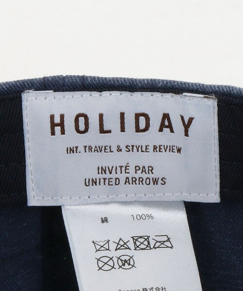 HOLIDAY BOILEAU（ホリディボワロ）の「【別注】＜HOLIDAY BOILEAU＞キャップ（キャップ・メンズ・ネイビー/オフホワイト/ピンク/ブラウン系・FREE）」の13枚目の写真