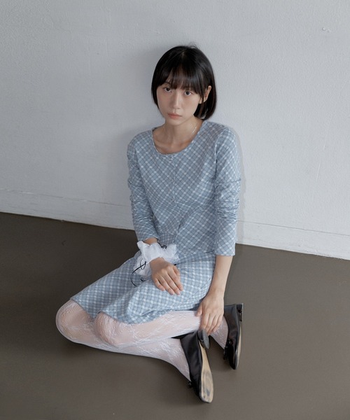 UNE MANSION(ユヌマンション)の「ラブリーレースシースルーシュシュ&ドット2SETピン(シュシュ・レディース・ブラック/ホワイト・ONESIZE)」の15枚目の写真