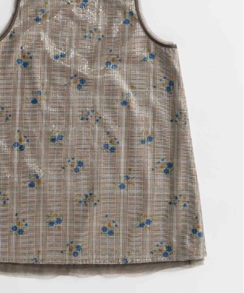 MAISON SPECIAL（メゾンスペシャル）の「Multi Fabric Tunic/マルチファブリックチュニック■セットアップ対応■（チュニック・レディース・イエロー/ブラウン・FREE）」の9枚目の写真