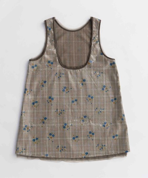 MAISON SPECIAL（メゾンスペシャル）の「Multi Fabric Tunic/マルチファブリックチュニック■セットアップ対応■（チュニック・レディース・イエロー/ブラウン・FREE）」の10枚目の写真