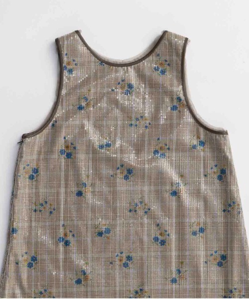 MAISON SPECIAL（メゾンスペシャル）の「Multi Fabric Tunic/マルチファブリックチュニック■セットアップ対応■（チュニック・レディース・イエロー/ブラウン・FREE）」の8枚目の写真