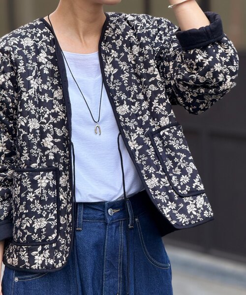 プリント中綿ジャケット（ブルゾン）｜BEARDSLEY（ビアズリー）の