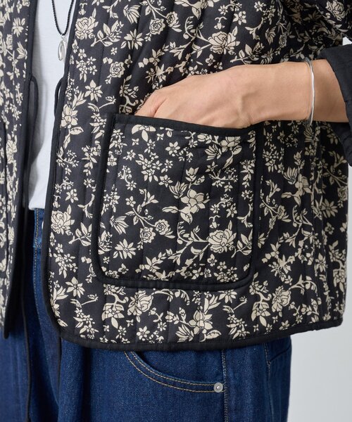 BEARDSLEY（ビアズリー）の「プリント中綿ジャケット（ブルゾン・レディース・ブラック・FREE）」の14枚目の写真