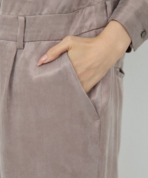 GALLARDAGALANTE（ガリャルダガランテ）の「オープンカラージャンプスーツ（つなぎ/オールインワン・レディース・グレイッシュベージュ・FREE）」の17枚目の写真