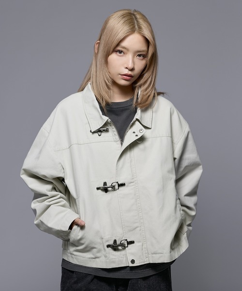 セール】【SET-UP着用可能】ファイヤーマンショート丈ダックジャケット