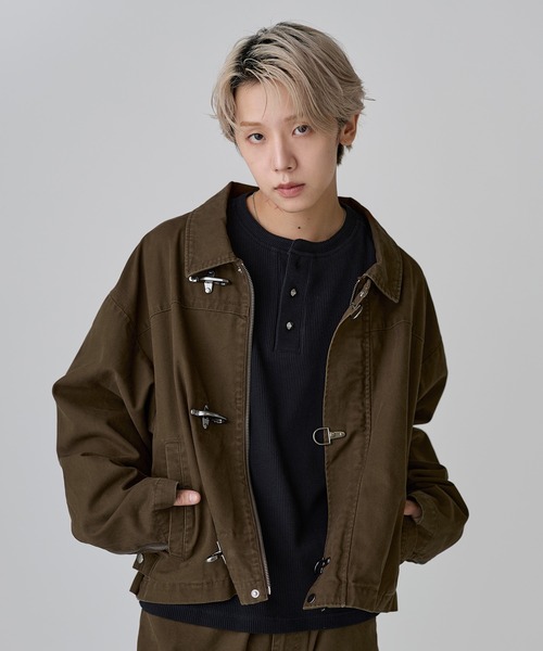 SET-UP着用可能】ファイヤーマンショート丈ダックジャケット（その他