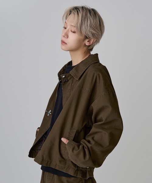 ファイヤーマン ジャケット brown SET-UP着用可能】ファイヤーマンショート丈ダックジャケット（その他