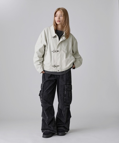 SET-UP着用可能】ファイヤーマンショート丈ダックジャケット（その他