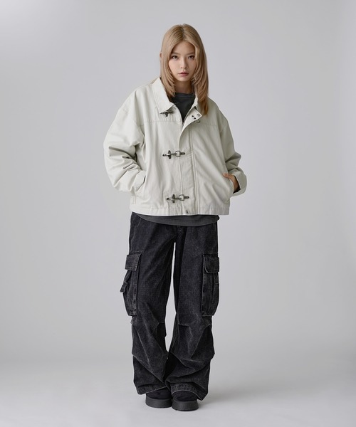 MSG 【SET-UP着用可能】 ファイヤーマンショート丈ダックジャケット セール】【SET-UP着用可能】ファイヤーマンショート丈ダックジャケット