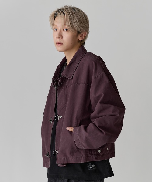 セール】【SET-UP着用可能】ファイヤーマンショート丈ダックジャケット