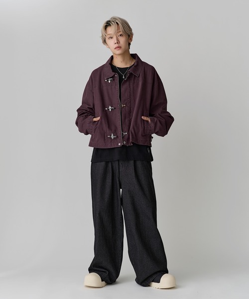 セール】【SET-UP着用可能】ファイヤーマンショート丈ダックジャケット