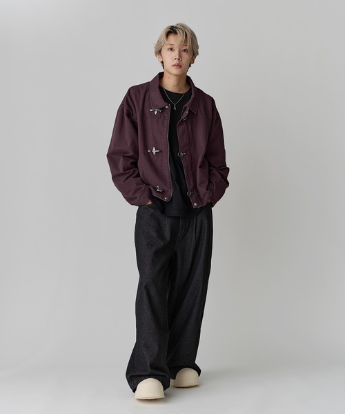 セール】【SET-UP着用可能】ファイヤーマンショート丈ダックジャケット