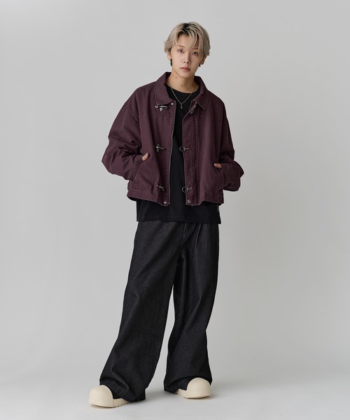 セール】【SET-UP着用可能】ファイヤーマンショート丈ダックジャケット