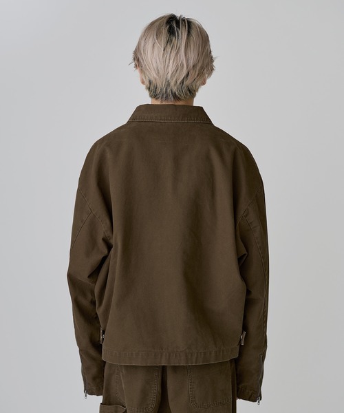 SET-UP着用可能】ファイヤーマンショート丈ダックジャケット（その他