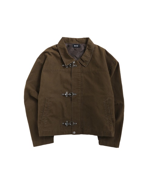 セール】【SET-UP着用可能】ファイヤーマンショート丈ダックジャケット