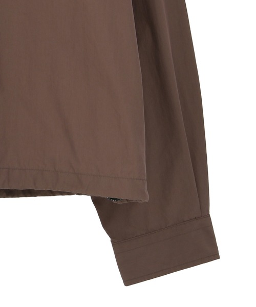 FUSE（フューズ）の「コットンナイロンドローコードシャツ（シャツ/ブラウス・メンズ・ブラウン/グレー・02/03/01）」の14枚目の写真