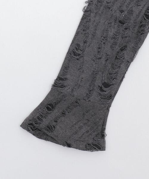 セール】DISPARK/【25年秋冬新作】レイヤードダメージレース