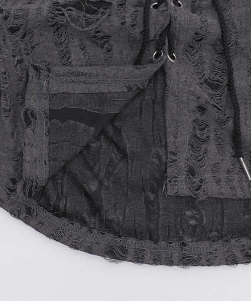 セール】DISPARK/【25年秋冬新作】レイヤードダメージレース