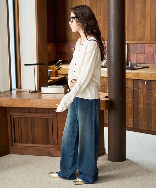 Machatt フラワージャガードカーディガン&スリーブレスニット Machatt