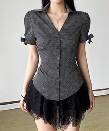 Mayree（メイリー）の「【LAMPOON】ドットタイトブラウス（シャツ/ブラウス）」